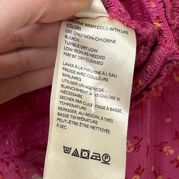 Free People Printed Lolita Top - L - Picture 7 of 8